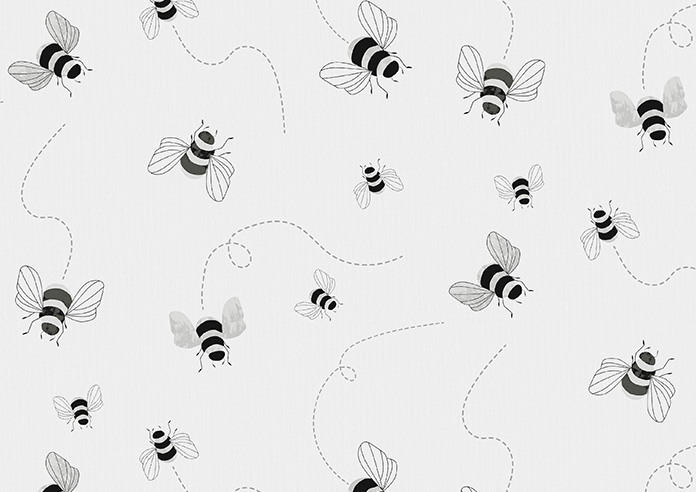 Bumble Bees, Dapple - Twist&Fit Roller Blind - Image 6